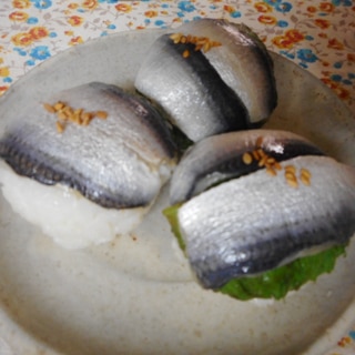 ママカリの手まり寿司
